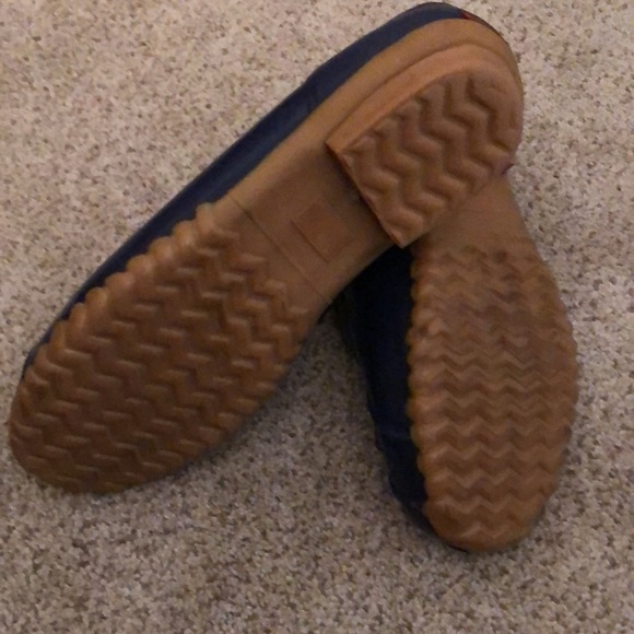 Womens New duck  boots by Sporto size 10. Navy and brown. - Picture 3 of 3